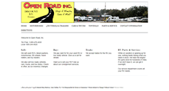 Desktop Screenshot of openroadrvinc.com